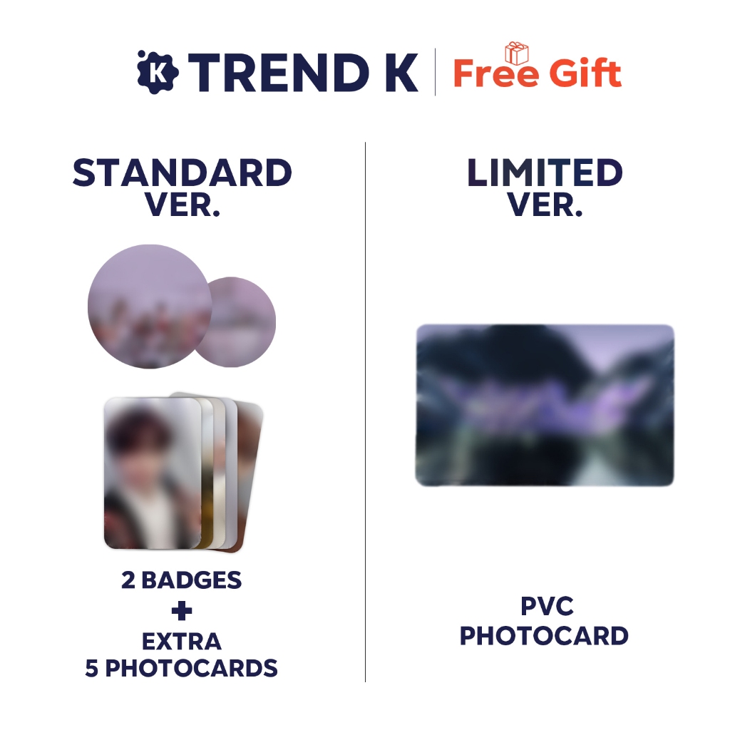 TREND K - [2 Badge + 5 Photocard / PVC Photocard] | Shopee Malaysia