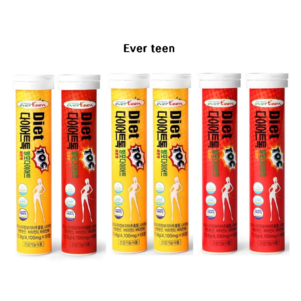 [Everteen]Diet Talk Effervescent Diet Garcinia Lemon, 18 tablets x 1p ...