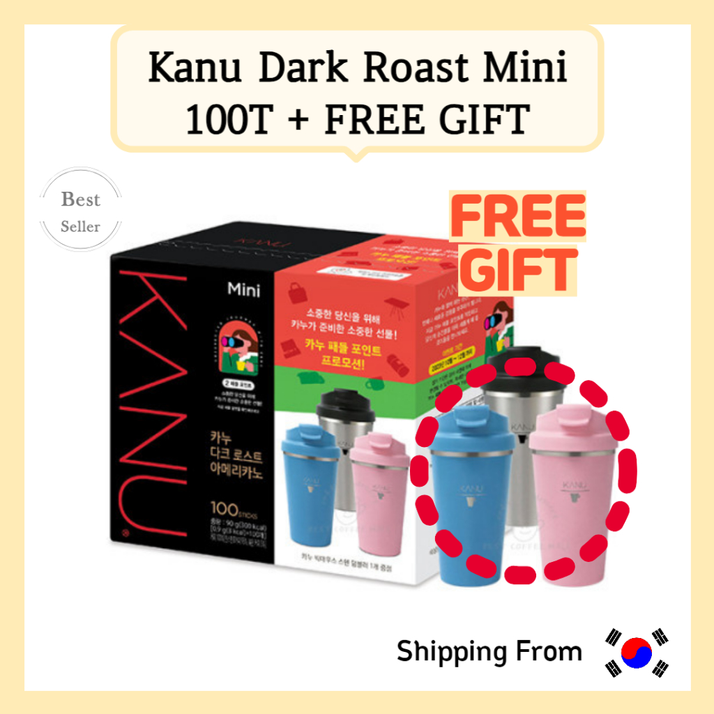 Maxim Kanu Coffee dark Roast Americano 100T + coffee Gift [Korea Best