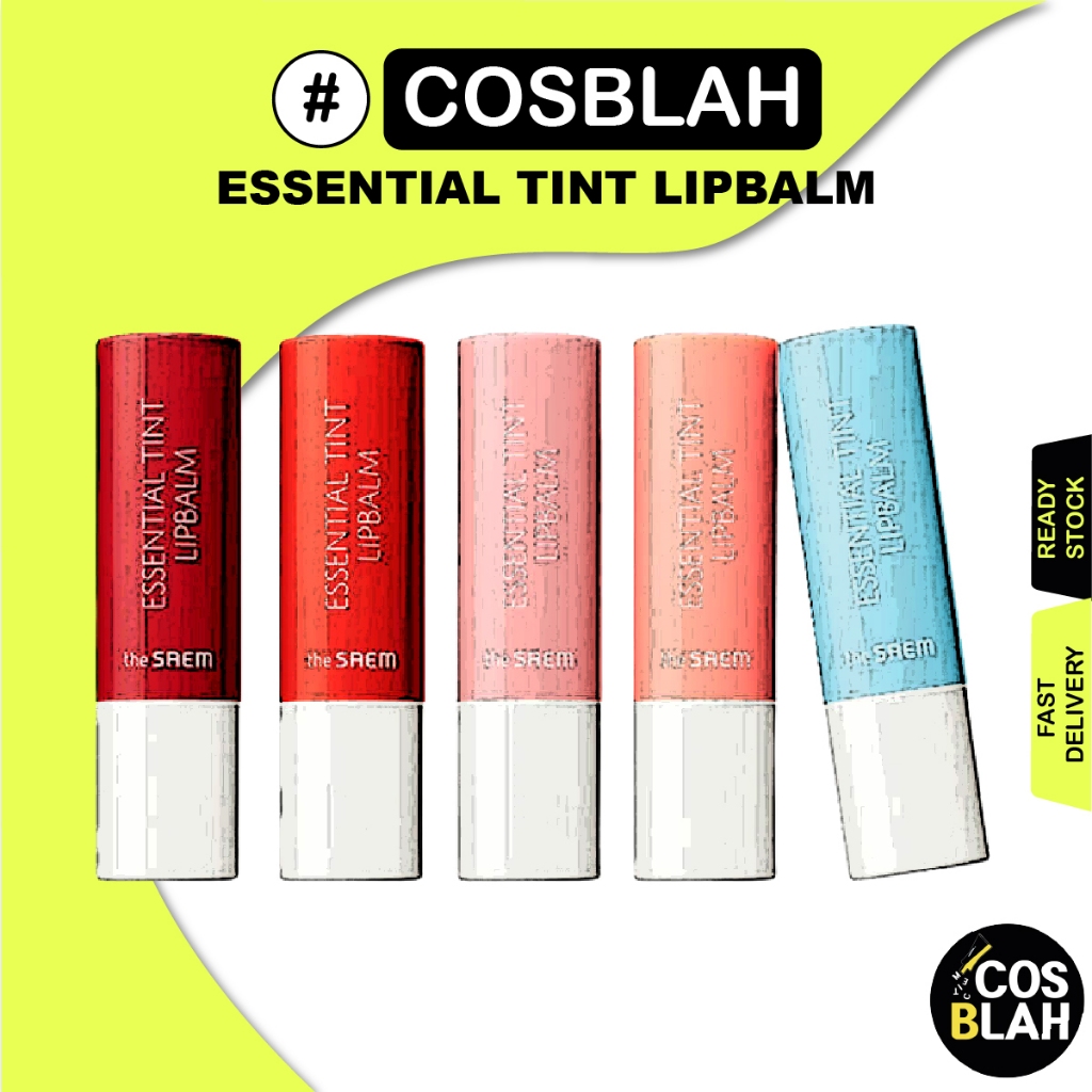 [The Saem] Saemmul Essential Tint Lipbalm (5 Colors) | Shopee Malaysia