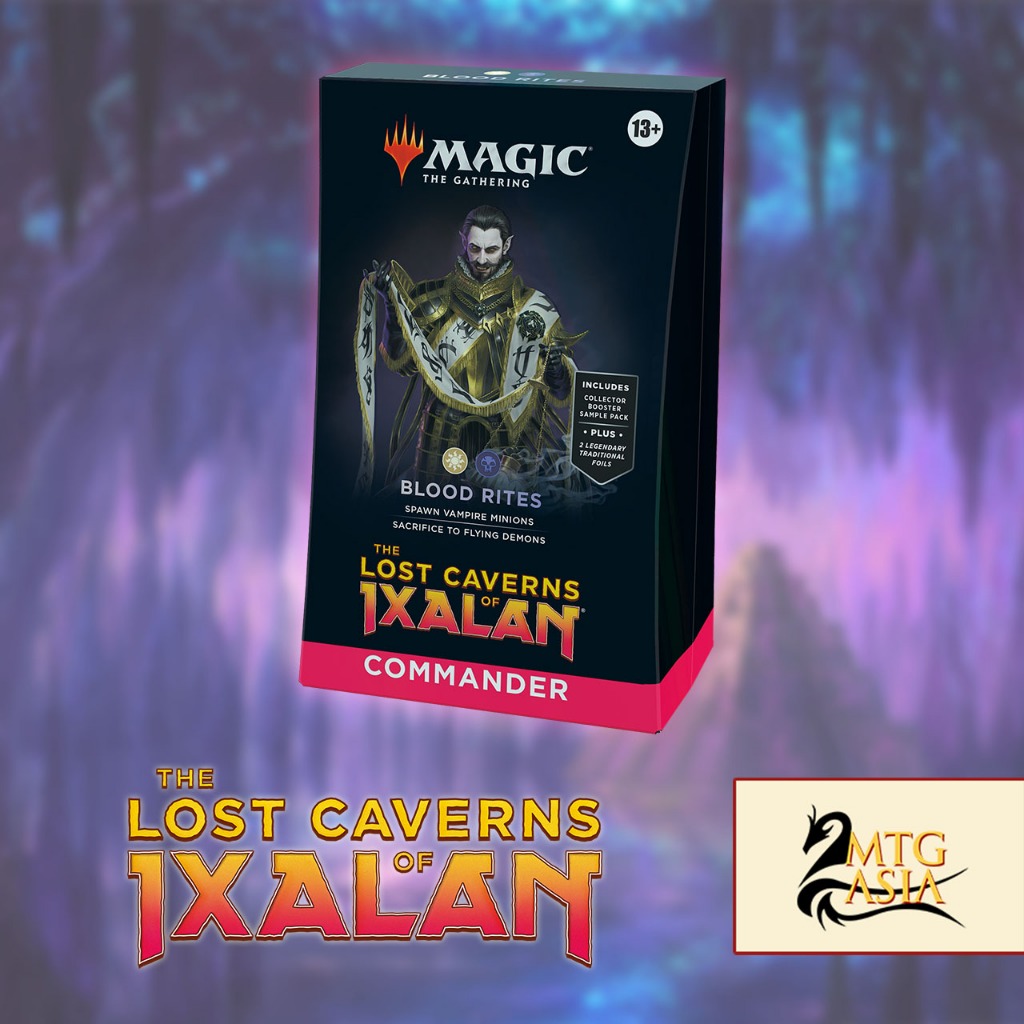 Lost Caverns of Ixalan "Blood Rites" Commander Deck English Magic The  Gathering MTG-ASIA Sealed | Shopee Malaysia