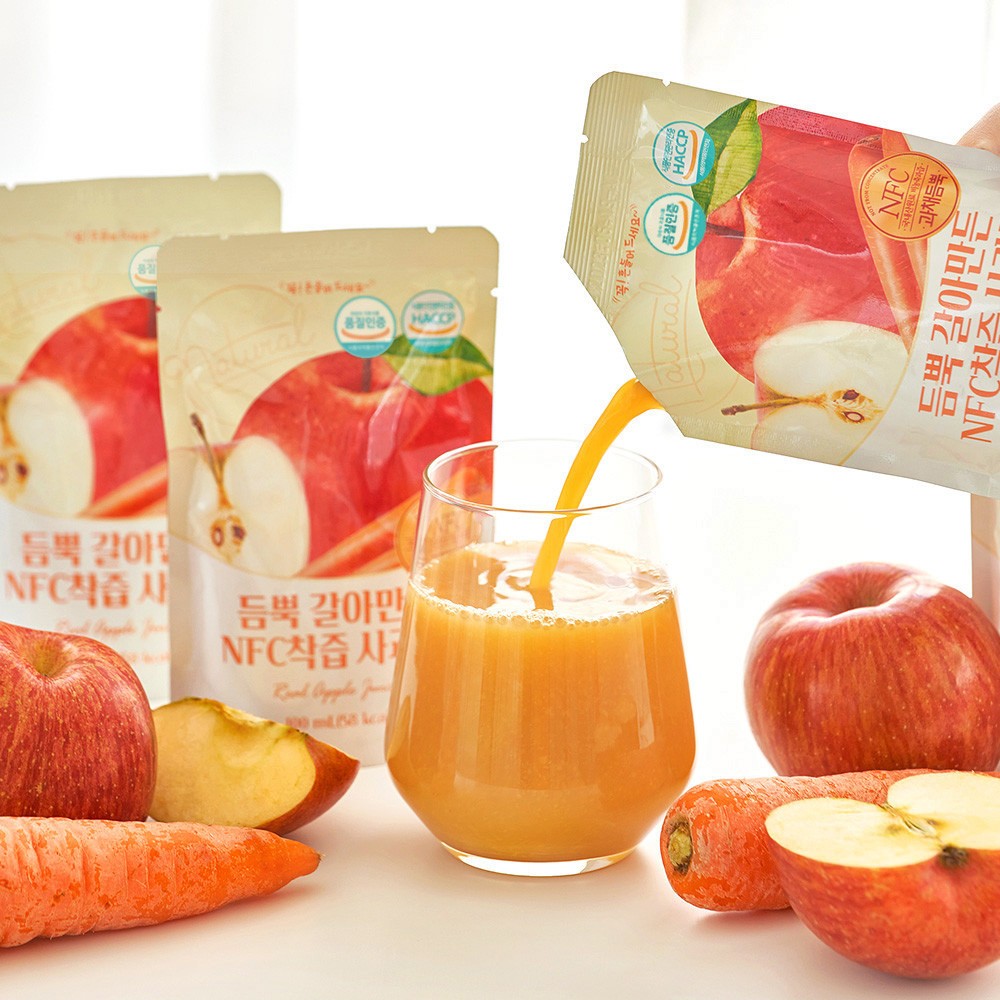 Organic Maru Pulpy Korea Apple Juice 30pcs Shopee Malaysia