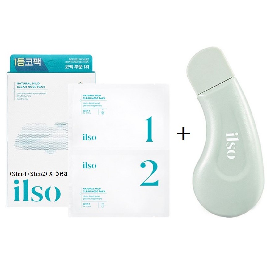 [ ilso ] Natural Mild Clear 2step Nose Pack by Cellulose 1Box + ilso ...