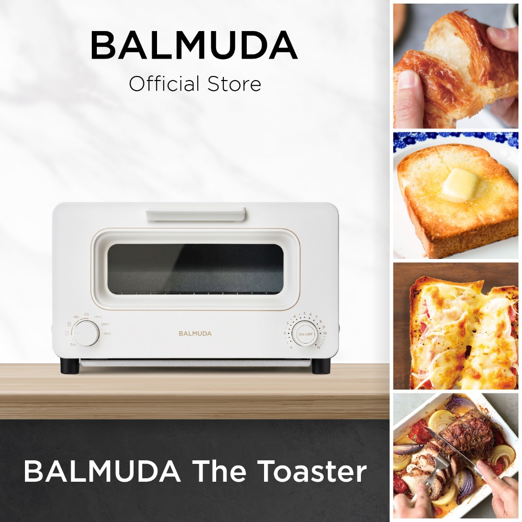 BALMUDA The Toaster - White - 2024 Latest Version (SG SAFETY Mark ...