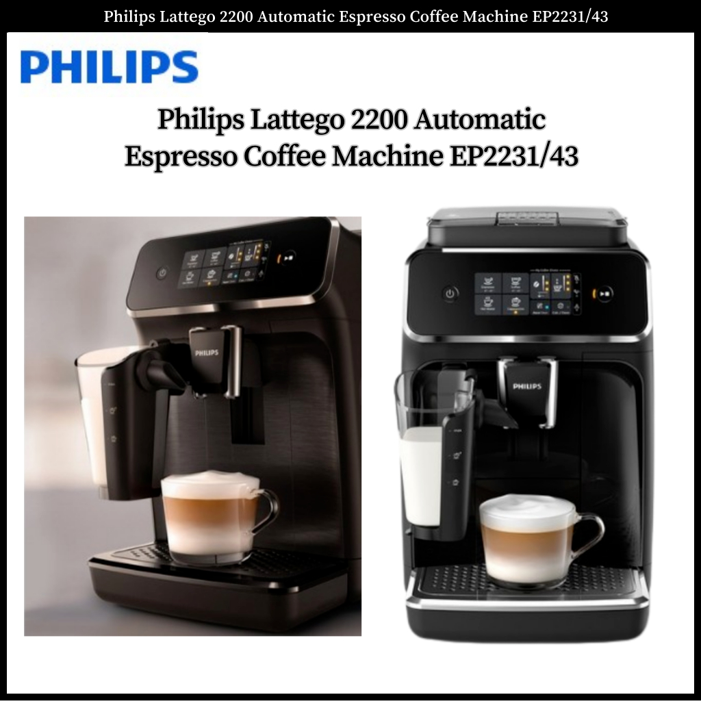 Philips Lattego 2200 Automatic Espresso Coffee Machine EP2231/43