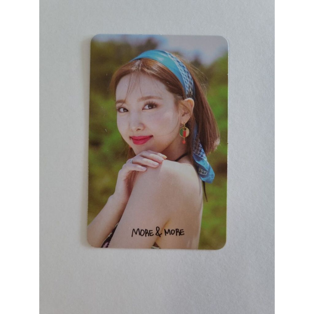 Kpop Twice 9th Mini Album More And More Official Photocard Photo Card Momo Nayeon Jihyo Shopee