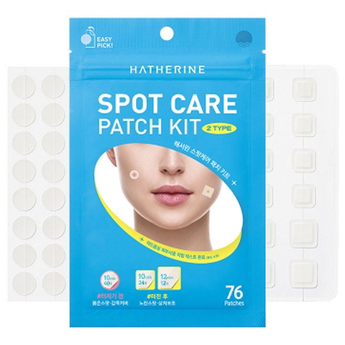 [HATHERINE] Spot Care Patch Kit 76p (2 types in it) / Acne Treatment ...