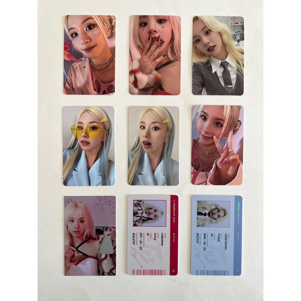 TWICE 3rd Album Formula Of Love : O+T=3 Official Index Postcard [Mina - 6