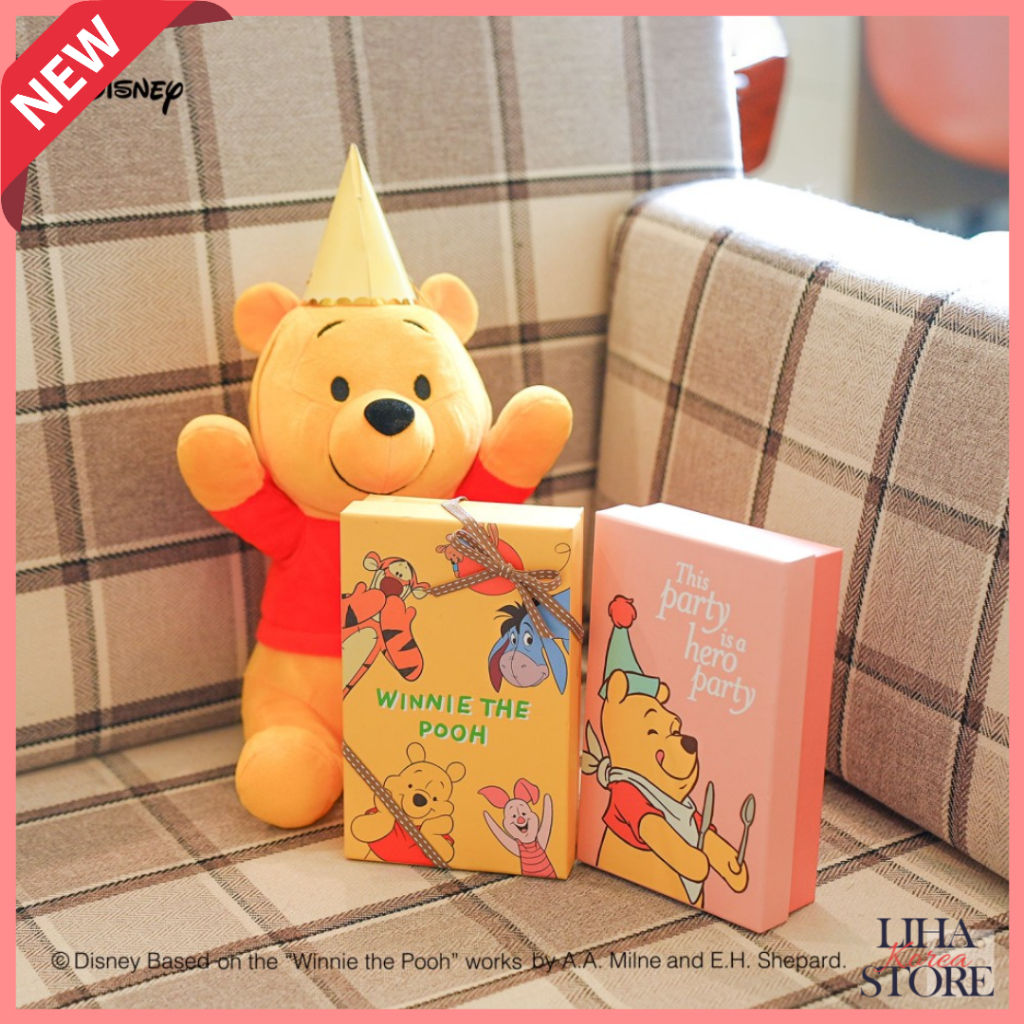 Daiso Korea Disney Winnie the Pooh gift box Gift wrapping BOX POOH BOX ...