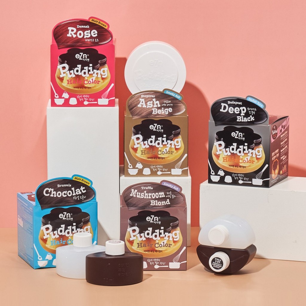[eZn] Pudding Hair Dye Ammonia Free SemiPermanent Self Hair Dye DIY