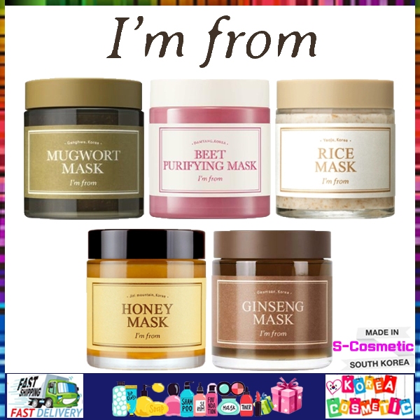 [I'm from] Honey Fig Scrub Rice Beet Purifying Mugwort Mask Cosmetics ...