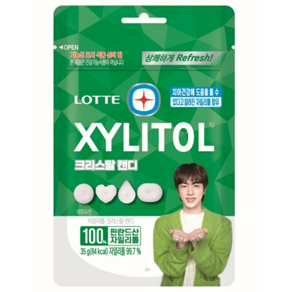 2023 new version Lotte X BTS xylitol crystal candy alpha & purple star