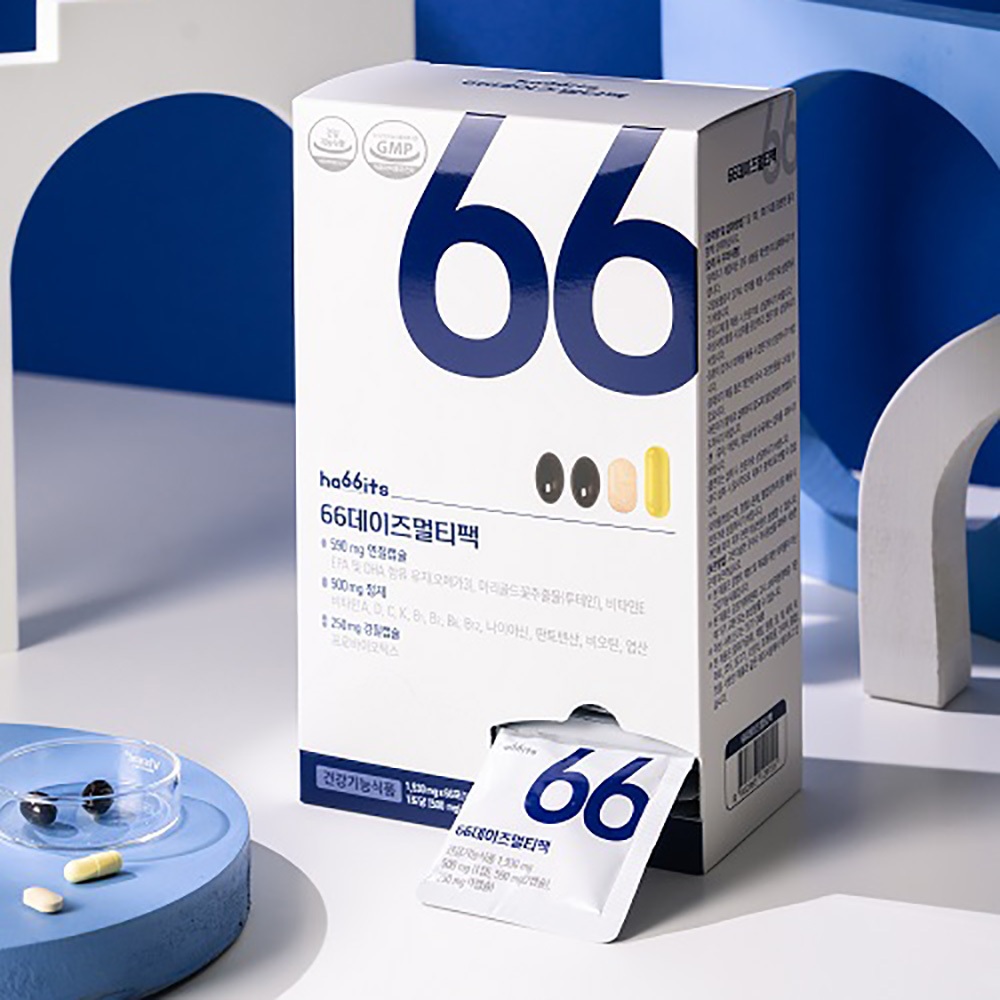 66 Days Multipack (multivitamin + lactic acid bacteria + omega 3