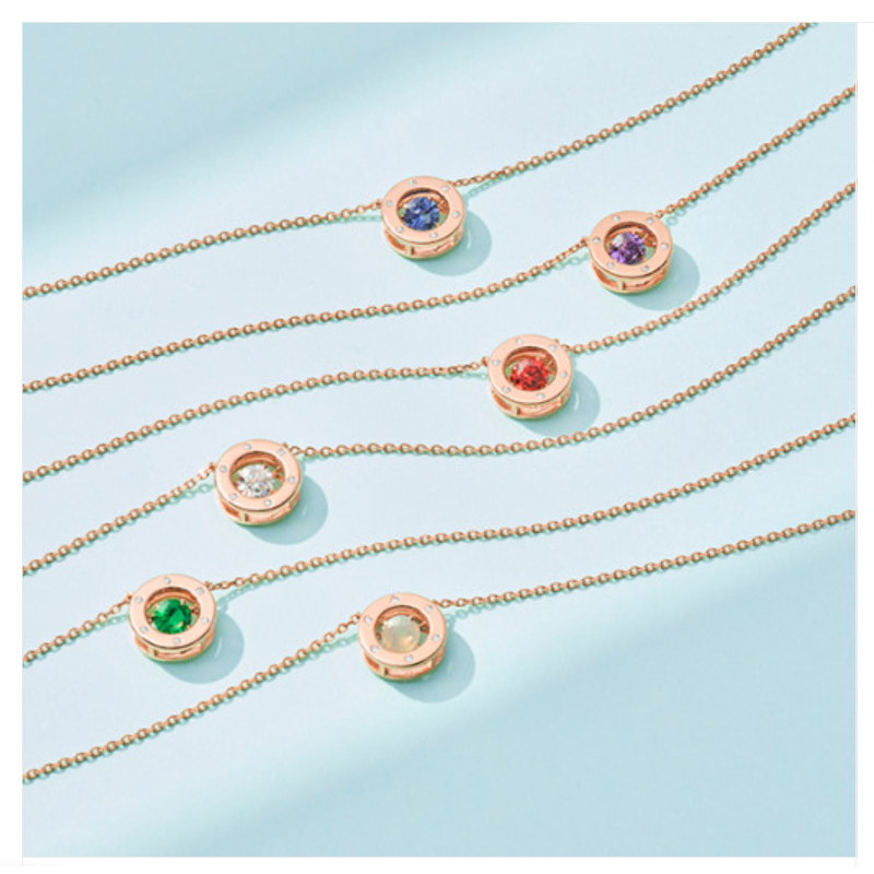 【STONEHENgE】Stella〜Dancing Stone Necklace SC1609/SC1610 StoneHenge 14K Dancing Stone Stella Necklace N0110 14K Rose