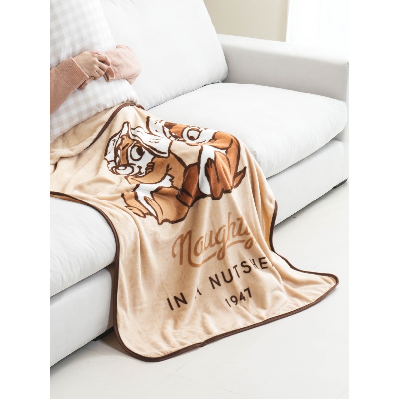 daiso-korea-disney-chip-and-dale-character-blanket-shopee-malaysia