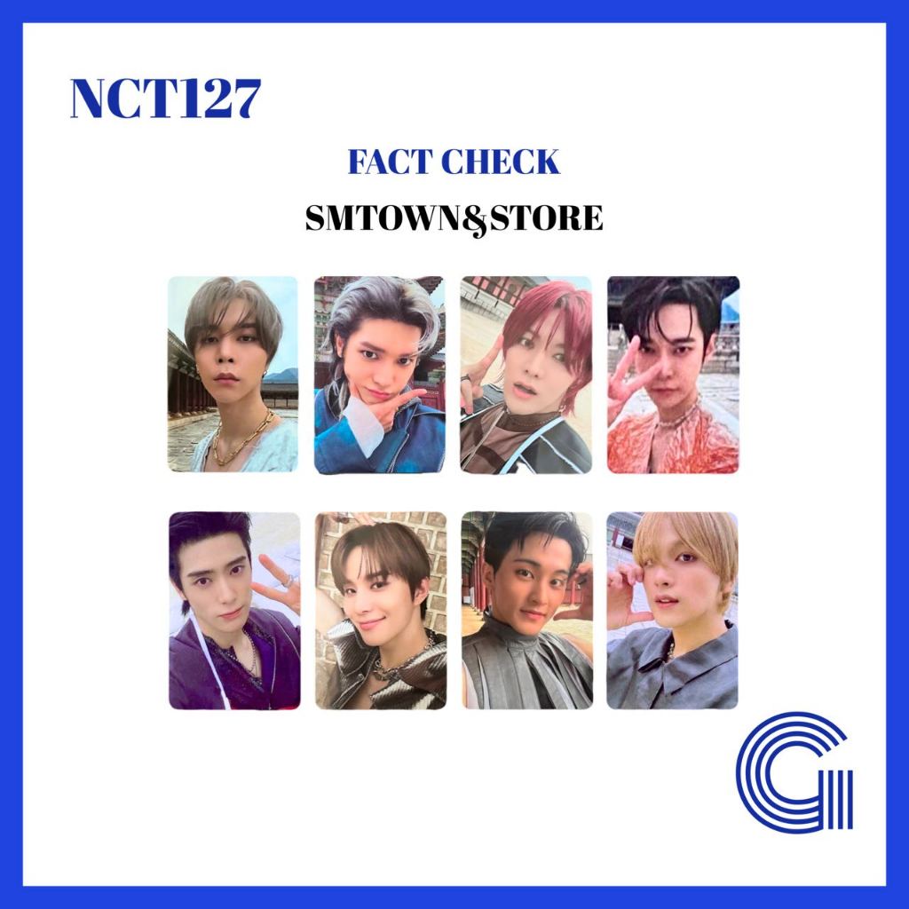 【EVERLINE LUCKYDRAW POB】 NCT 127 5th Album Fact Check PHOTOCARD