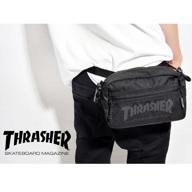 THRASHER 2way Cossbody Shoulder Waist Chest Bag THRSG400 Japan Korea Fashion Shopee Malaysia