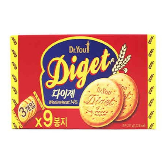 [ORION DR.YOU]Korean Wholewehat Diget Biscuit, Choco Diget, and Mini ...