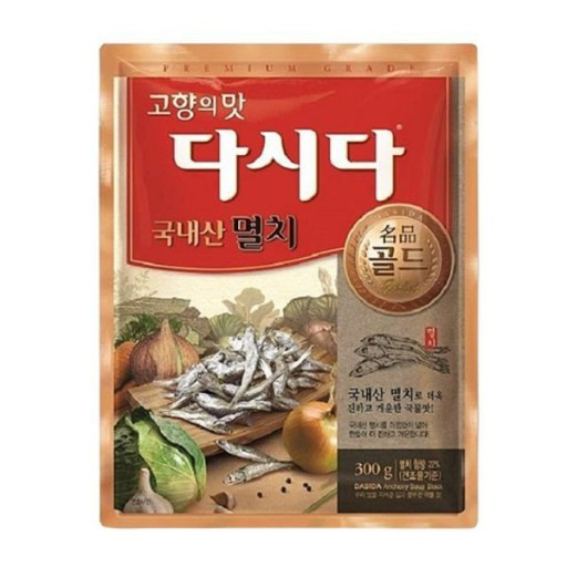 Korean Traditional Seasoning CJ Dasida Luxury Gold 2Type , Anchovy