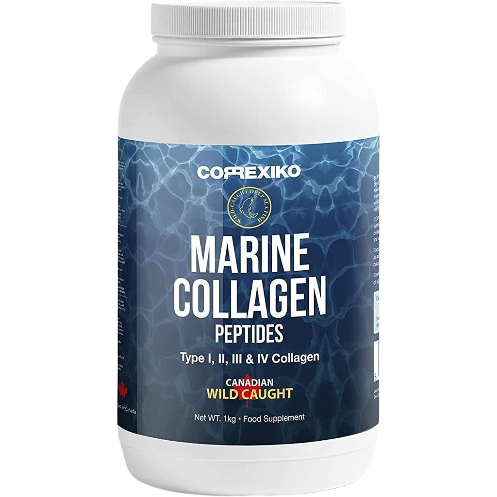 Hydrolyzed Marine Collagen Peptides (1kg) Powder. Canadian Wild-Caught ...