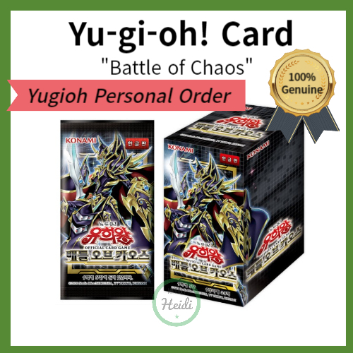 KOREA  Yugioh Card BACH "Battle of Chaos" booster box / Korean Version ( Yugioh Card Personal order) | Shopee Malaysia