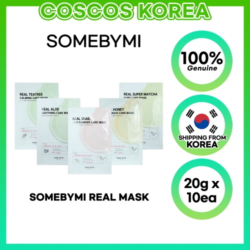 [SOMEBYMI] SOME BY MI Real Care Mask Sheet 20g * 10pcs / Teatree ...