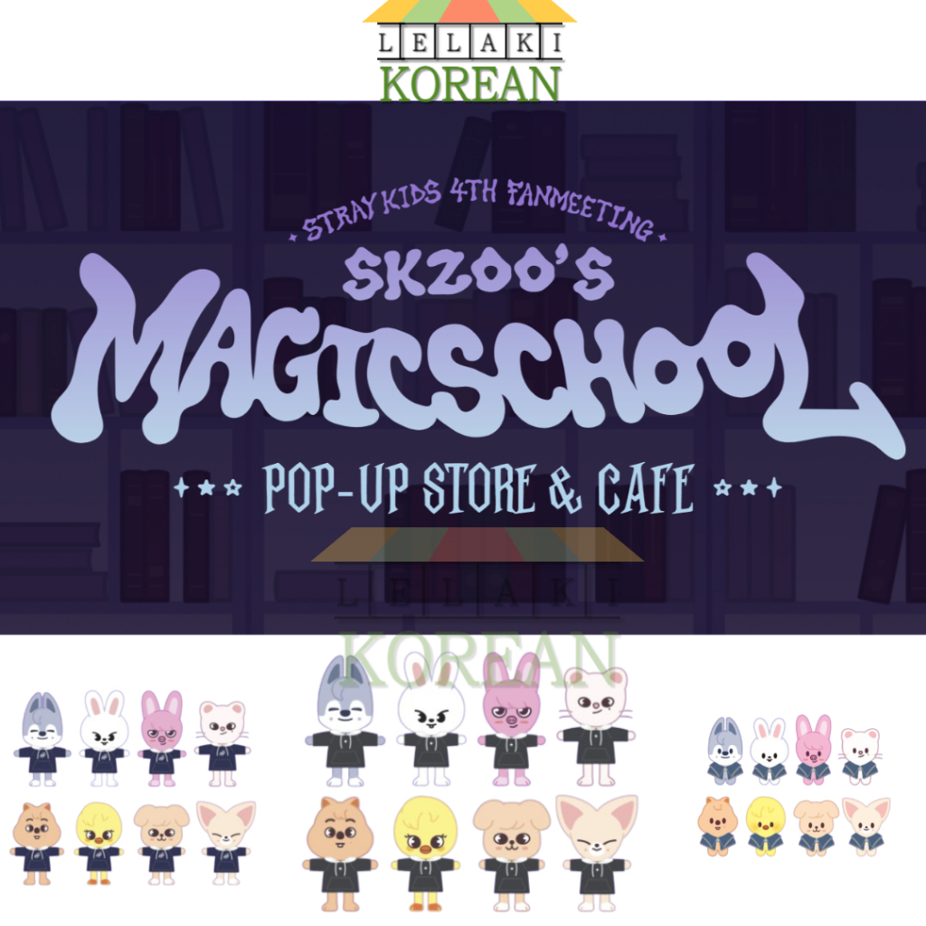 (ON HAND) Stray Kids SKZOO Magic school POPUP MD PLUSH Original MinI ...