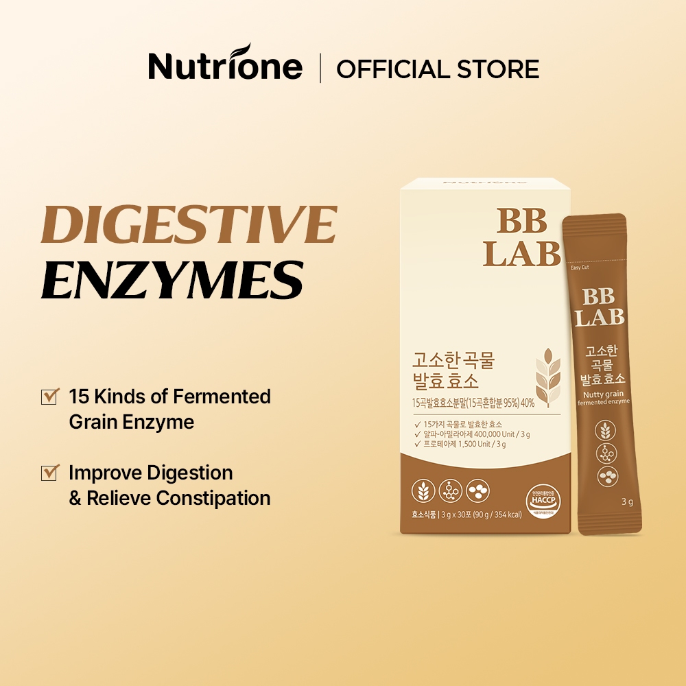 NUTRIONE BB LAB Nutty Grain Fermented Enzyme (3g x 30 sticks / BOX ...