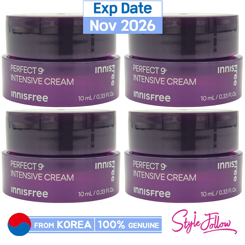4pcs/40ml ️[INNISFREE] Perfect 9 Intensive Cream 10ml (Sample) | Shopee ...