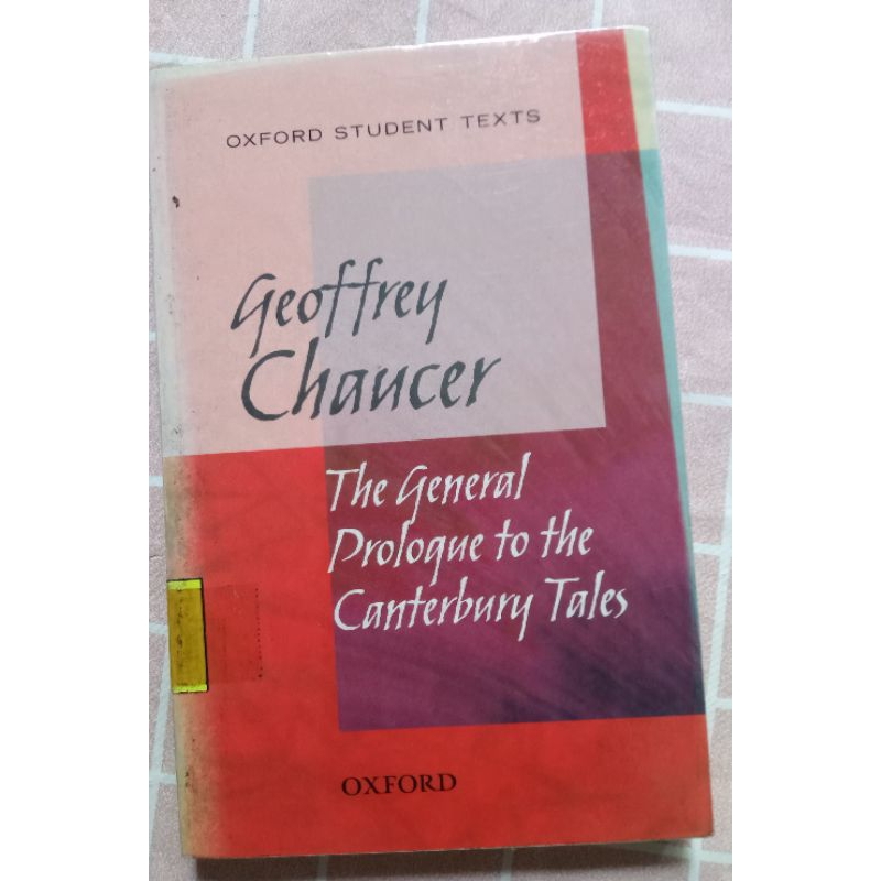 preloved THE GENERAL PROLOGUE TO THE CANTERBURY TALES Geoffrey Chaucer | Shopee Malaysia