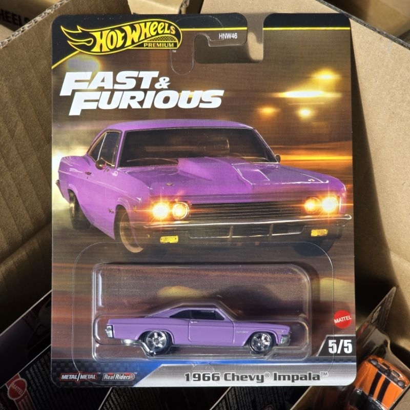 HOT WHEELS PREMIUM 1966 CHEVY IMPALA FAST AND FURIOUS | Shopee Malaysia