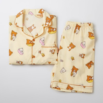 ●SPAO● Rilakkuma Kuma's Summer Short Sleeve Pajamas LIGHT SPAO x Rilakkuma - Kuma's Summer Short Sleeve Pajamas – Harumio