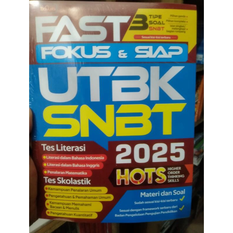 Fast Book: Focus & Ready for UTBK-SNBT 2025-Original Book | Shopee Malaysia