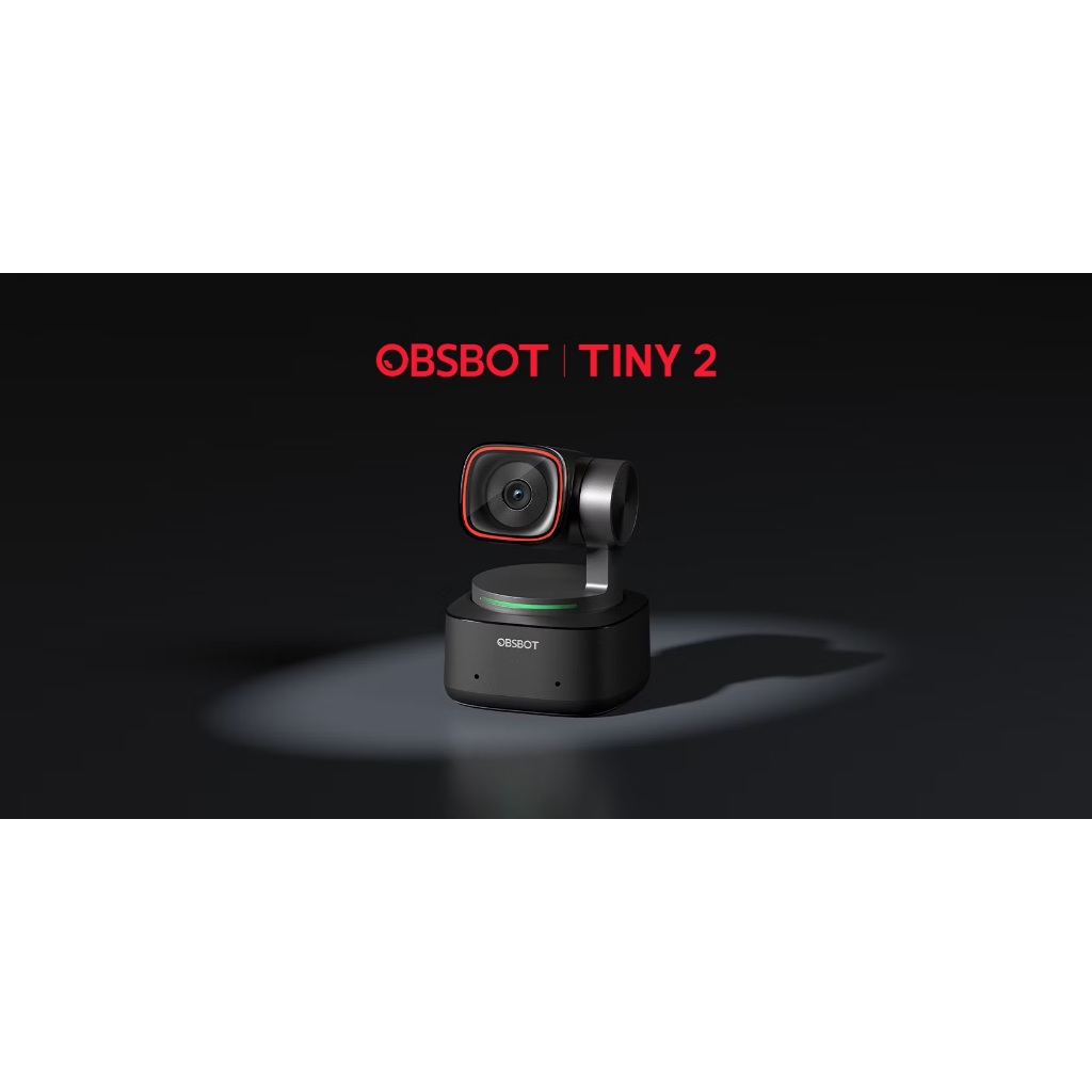OBSBOT TINY 2 AI-POWERED 4K PTZ WEBCAM WITH NOISE REDUCTION MICROPHONE ...