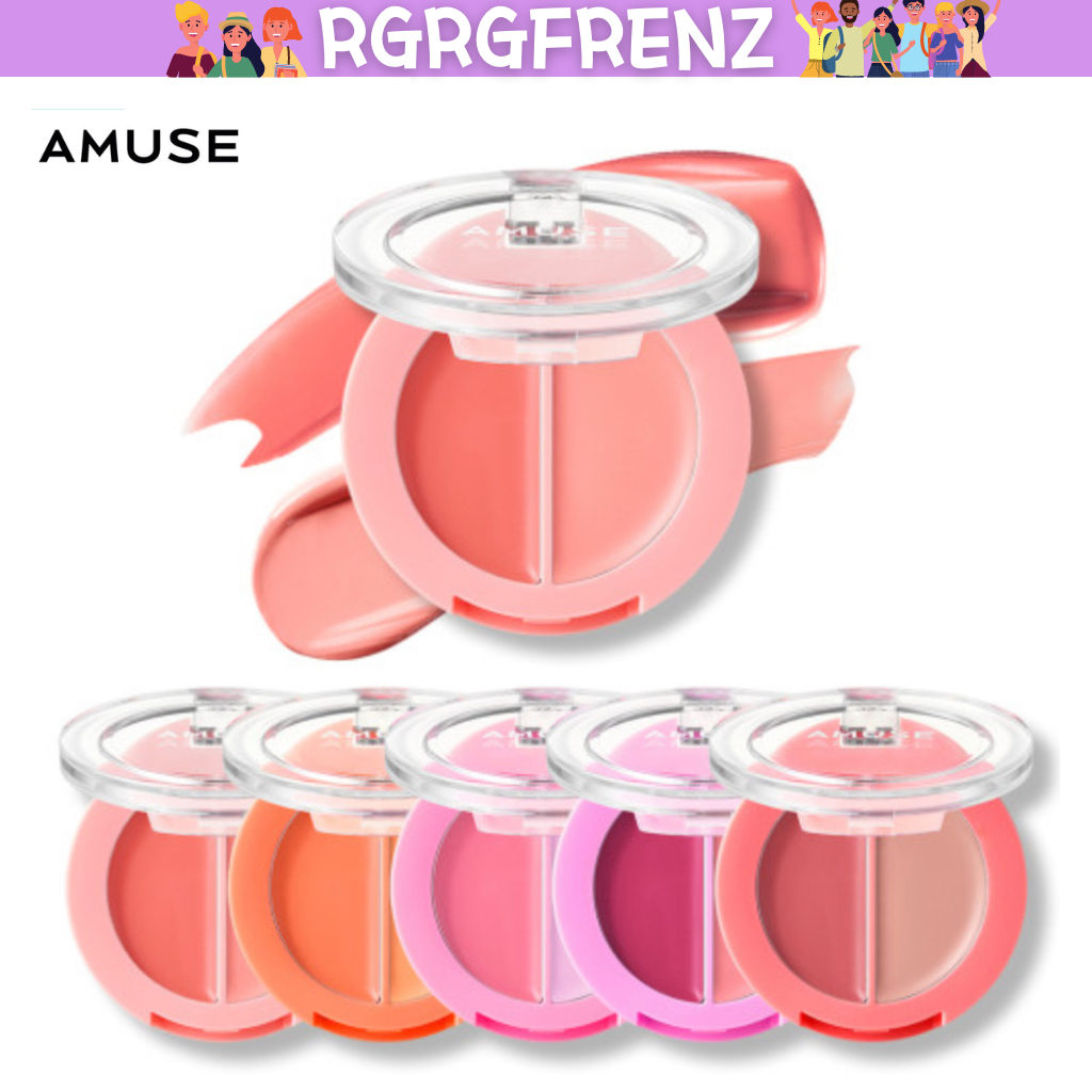 Amuse_Lip & Cheek Healthy Balm 3g (5 Colors) | Shopee Malaysia