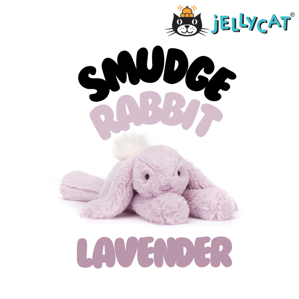 Jellycat Smudge Lavender Rabbit | Shopee Malaysia