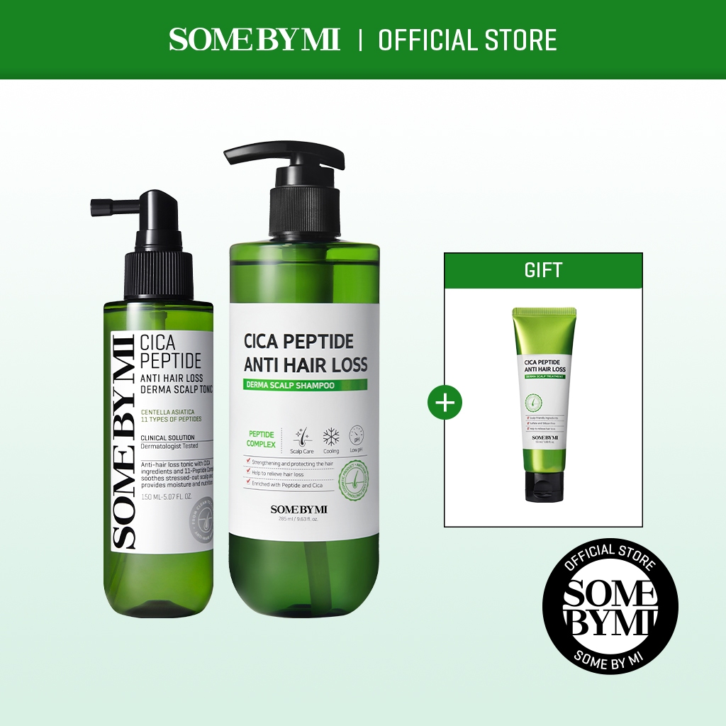 [SOME BY MI] Cica Peptide Anti Hair Loss Derma Scalp Care Set (Shampoo