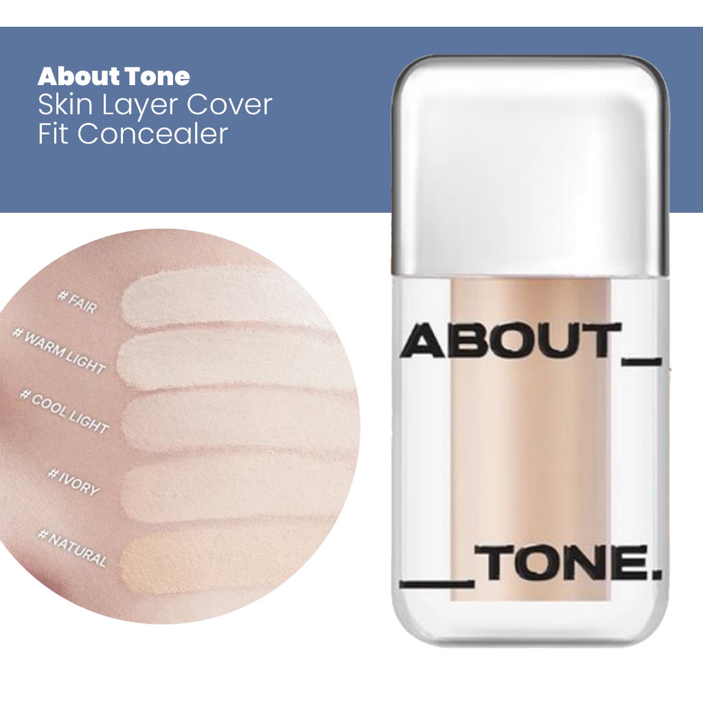 About Tone Skin Layer Cover Fit Concealer | Shopee Malaysia