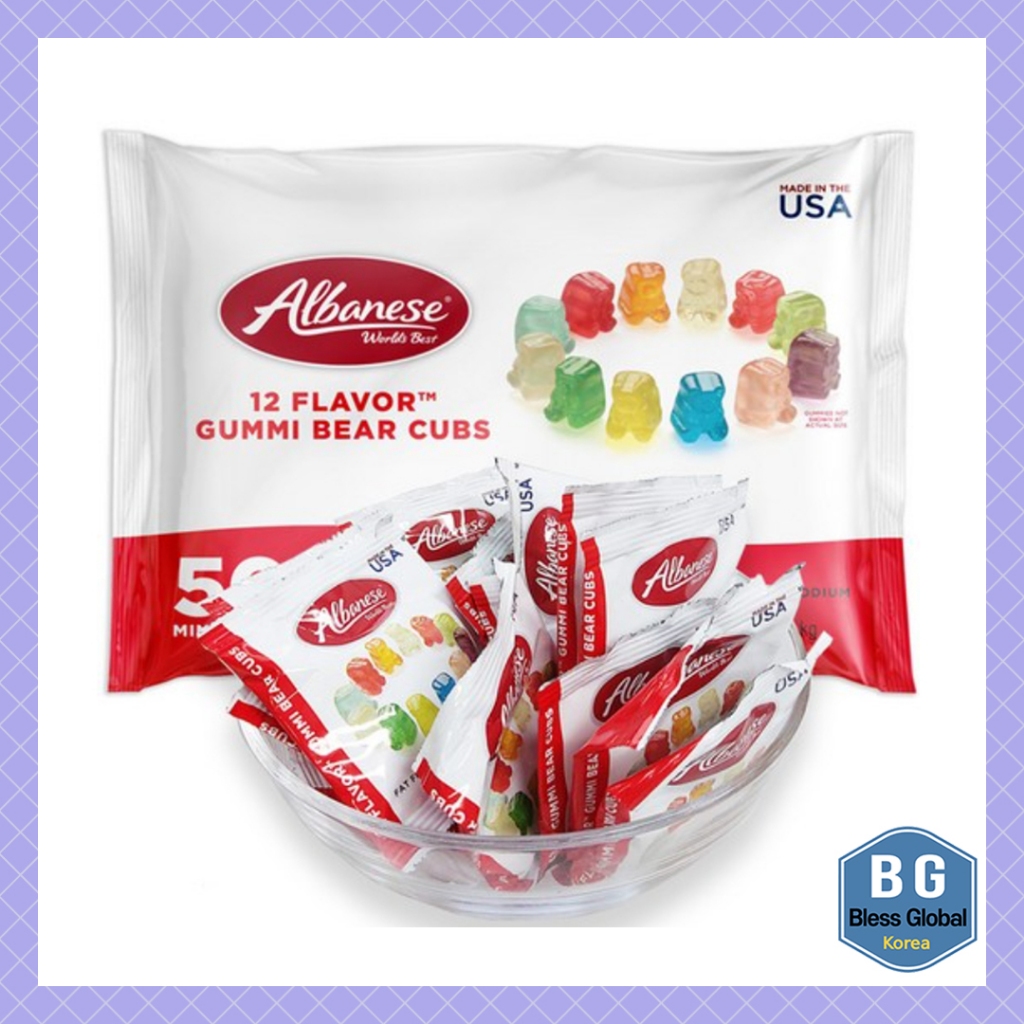 Albanese 12 Flavor Gumml Bear Cubs Jelly 700g / Individually Packaged ...