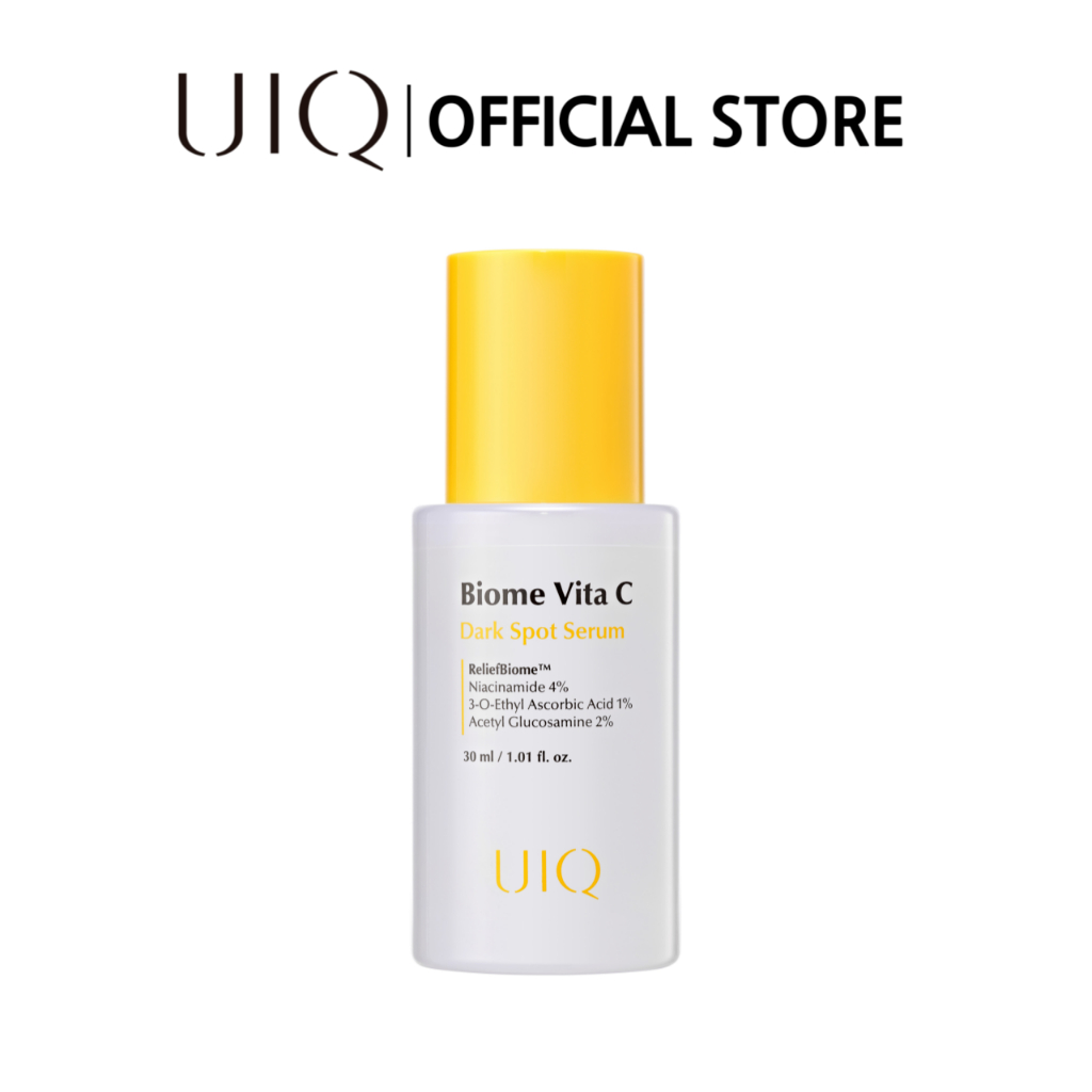 [UIQ OFFICIAL] UIQ Biome Vita C Dark Spot Serum 30ml, Dark Spot and Blemish Care Serum Shopee