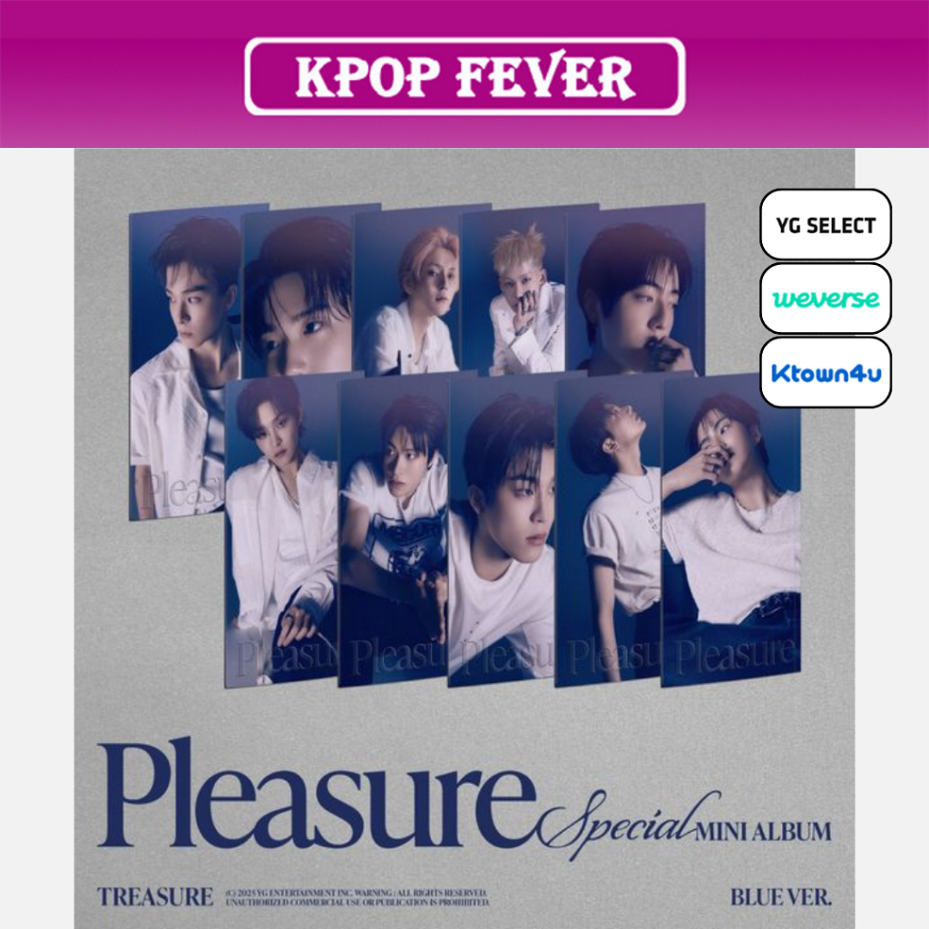 TREASURE - [ PLEASURE ] SPECIAL MINI ALBUM / DIGIPACK ver. (BLUE