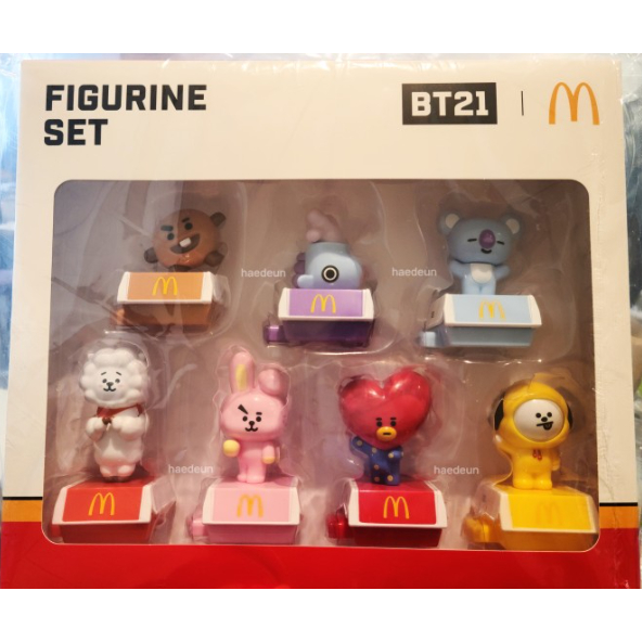 BTS BT21 McDonald's FIGURINE SET | Shopee Malaysia