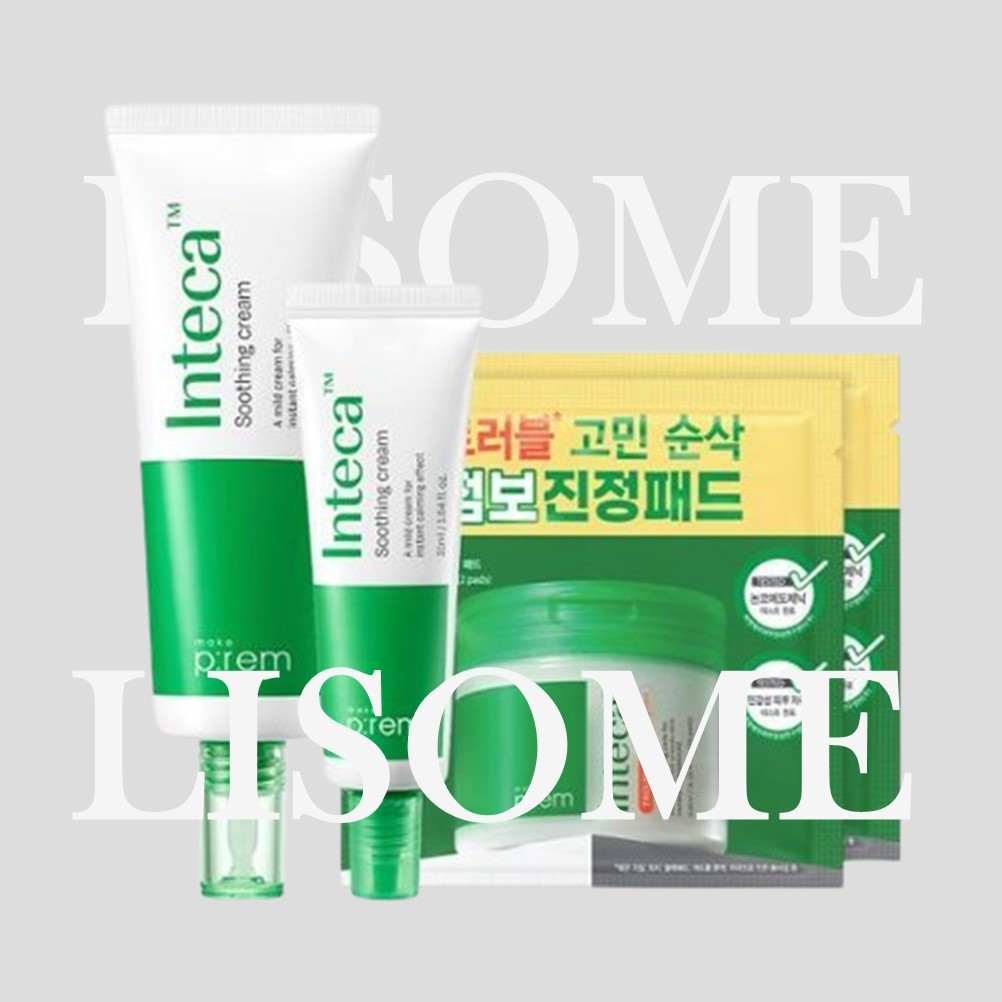 Makeprem Inteca Soothing Cream 70 ml Plan (+ Cream 31 ml + 2 Pads x 2 ...