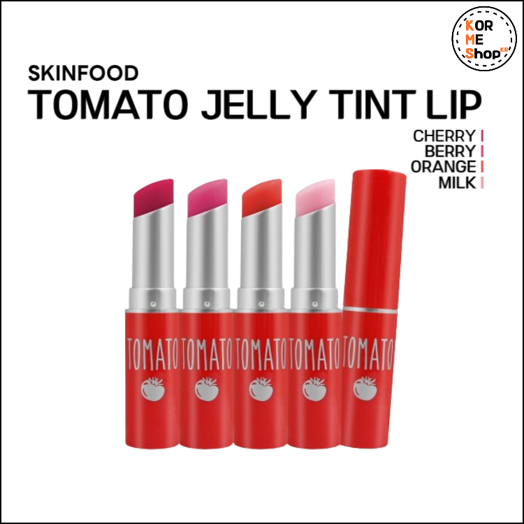 SKINFOOD Tomato Jelly Tint lip 4.5g Cherry, Berry, Orange, Milk