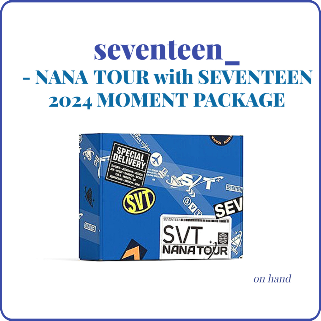 seventeen_NANA Tour with SEVENTEEN 2024 Moment Package Shopee Malaysia