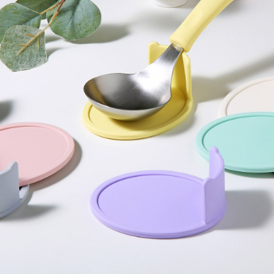 Stainless Steel Serving Spoon with a Stand Set (8 Colors) | Shopee Malaysia
