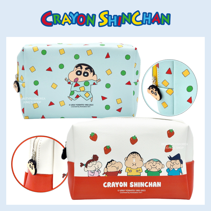 [Crayon ShinChan] Shinchan Square leather pouch large 1p 1047462 ...