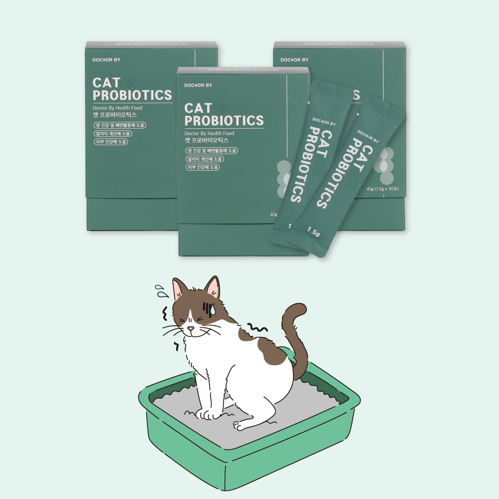 DOCTORBY CAT PROBIOTICS Pet Cat Diarrhea Constipation Digestion
