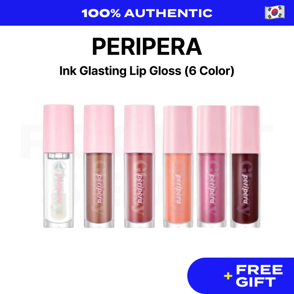 [PERIPERA] Ink Glasting Lip Gloss (6 colors) | Shopee Malaysia