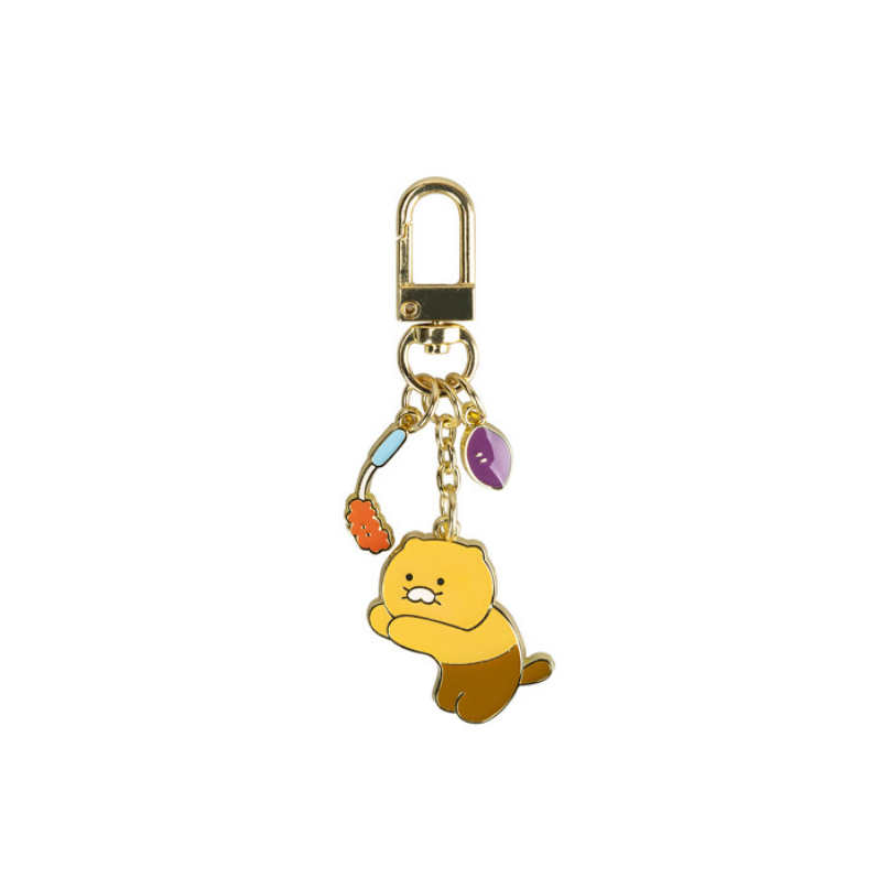 Kakao Friends Chunsik metal keychain keyring Fall | Shopee Malaysia